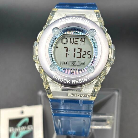 Casio Baby-G BG-1302-2ER Translucent Blue Jelly Digital Women\'s Watch NIBWT main image 13